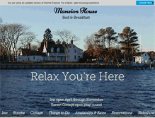 Tablet Screenshot of mansionhousebnb.com